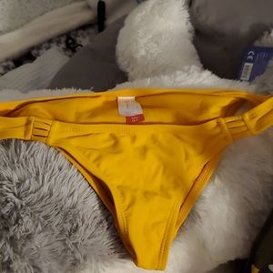 Mustard yellow bathing suit
